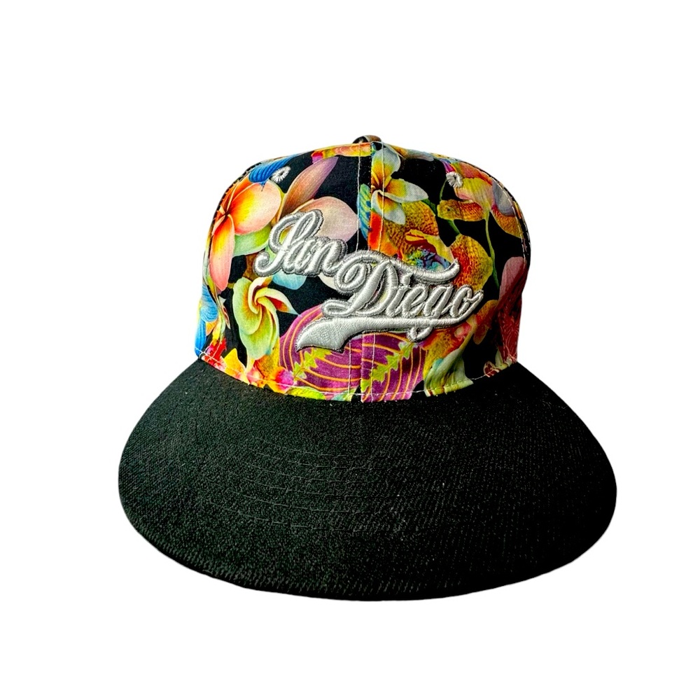 SAN DIEGO Baseball Cap Fashion Casual‎ Hawaiian Floral Hat Outdoor Embroidered